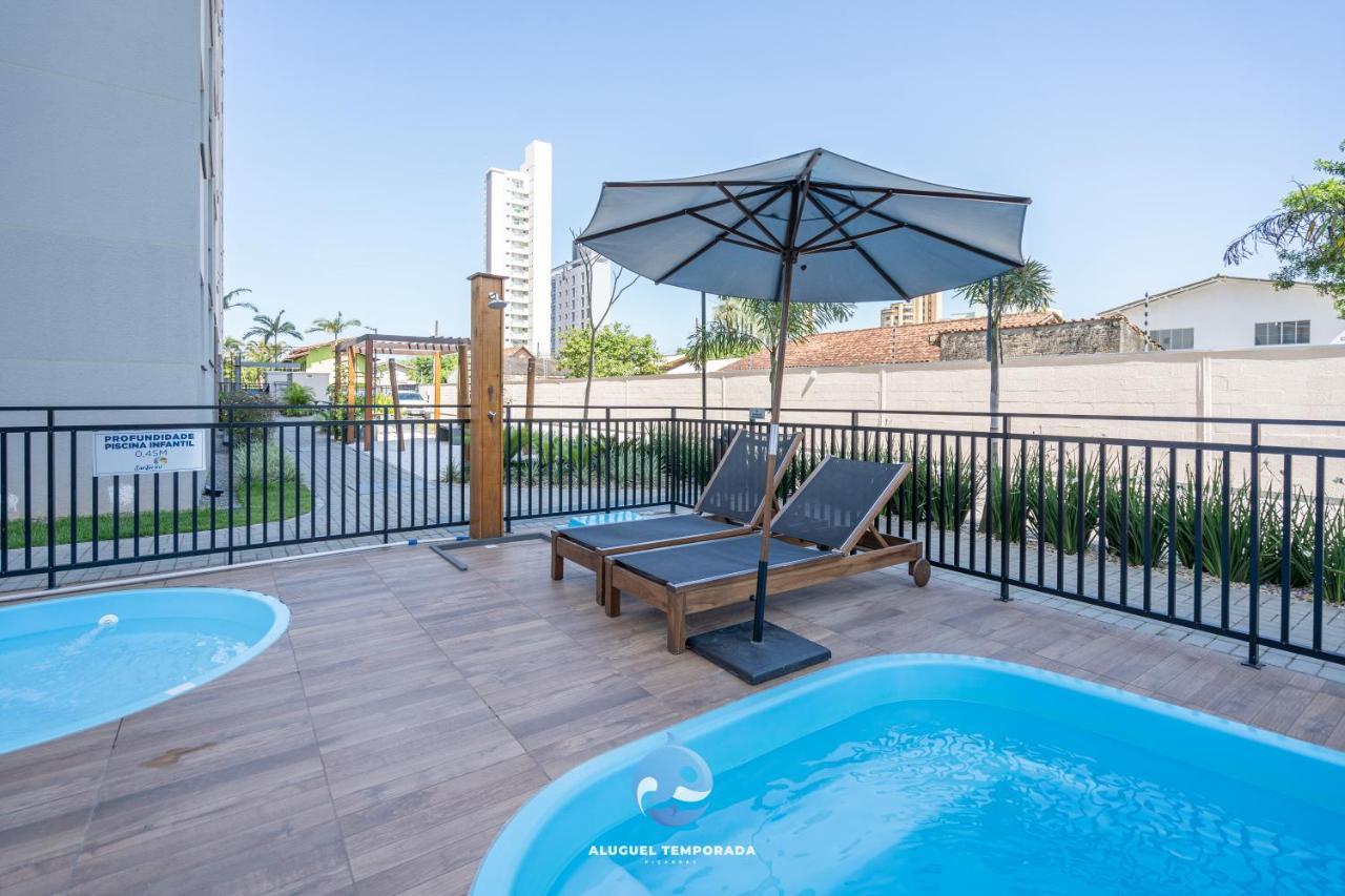Apartamento Com Vista Mar, Ar-Condicionado, Wi-Fi Condominio Com Piscina, Quadra De Esportes Playground Infantil A 15 Minutos Do Beto Carreiro Пісаррас Екстер'єр фото